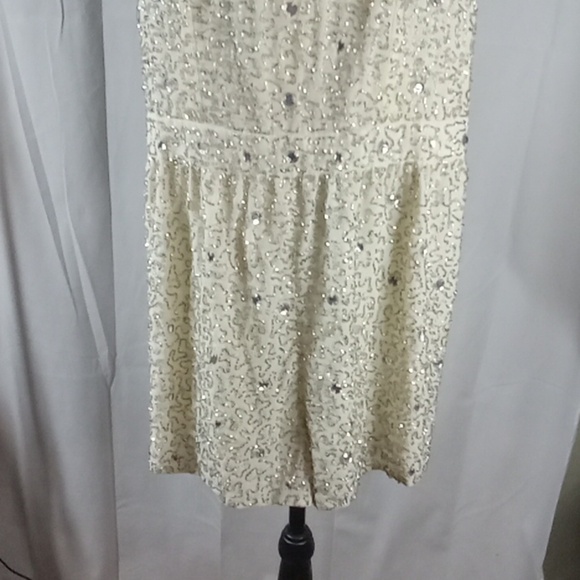 Topshop white beaded rompers size 12 - Picture 3 of 10